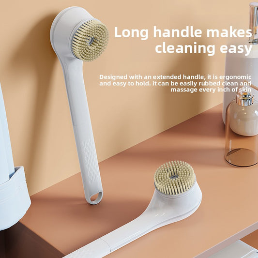 Electric Body Bath Brush with Long Handle | Deep Clean & Gentle Exfoliation