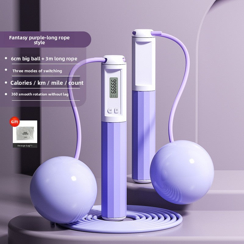 Smart Adjustable Skipping Rope with Counter – Steel Wire Jump Rope