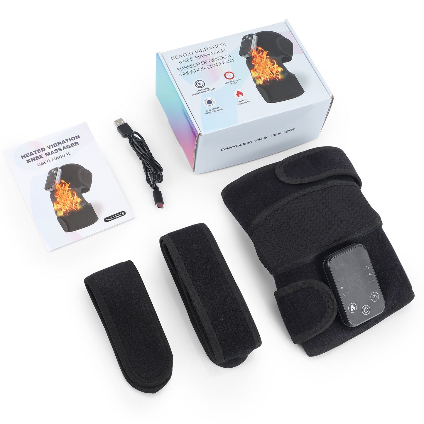 Heated Shoulder & Knee Massage Wrap
