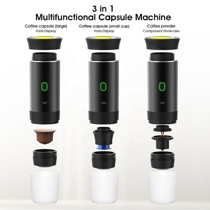 Portable Espresso Maker with Heating & Pump Pressure ? Fresh Coffee Anywhere