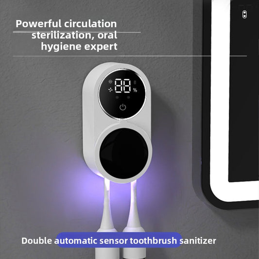 Automatic Toothbrush Holder with UV Cleaning Function