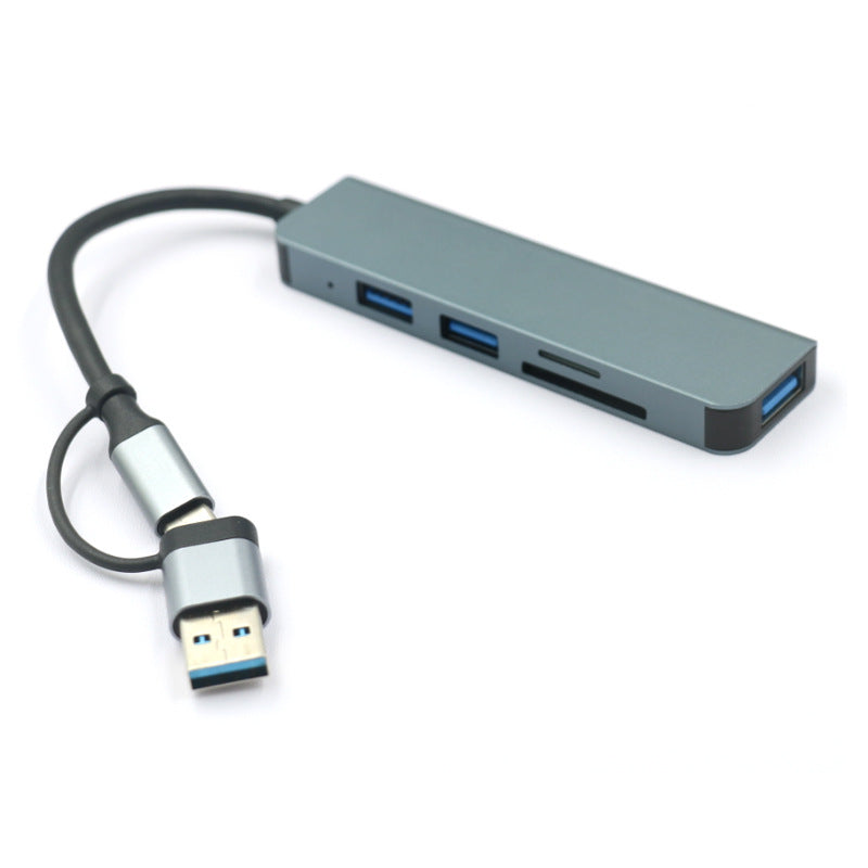 7-in-1 Dual USB-C Hub — High-Speed Multiport Adapter for Laptops & Devices