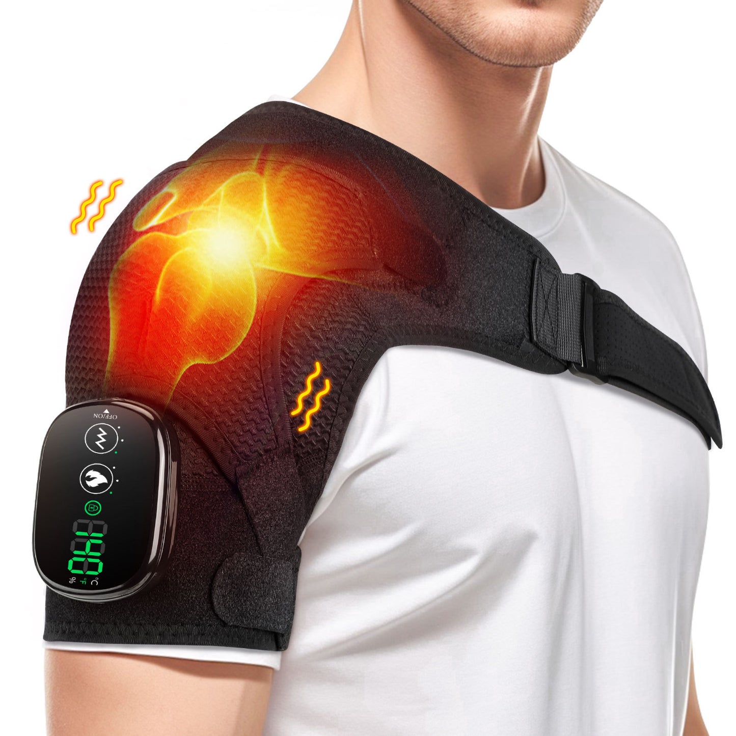Heated Shoulder & Knee Massage Wrap