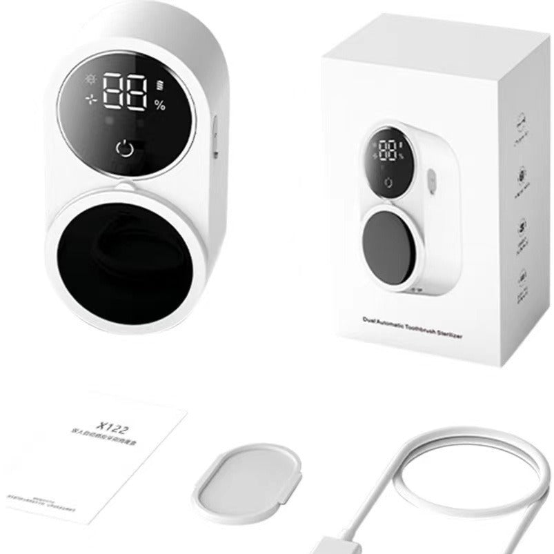 Automatic Toothbrush Holder with UV Cleaning Function