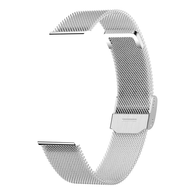 ZL02 Smart Bracelet smartwatch with a 1.28-inch display and silver mesh wristband.