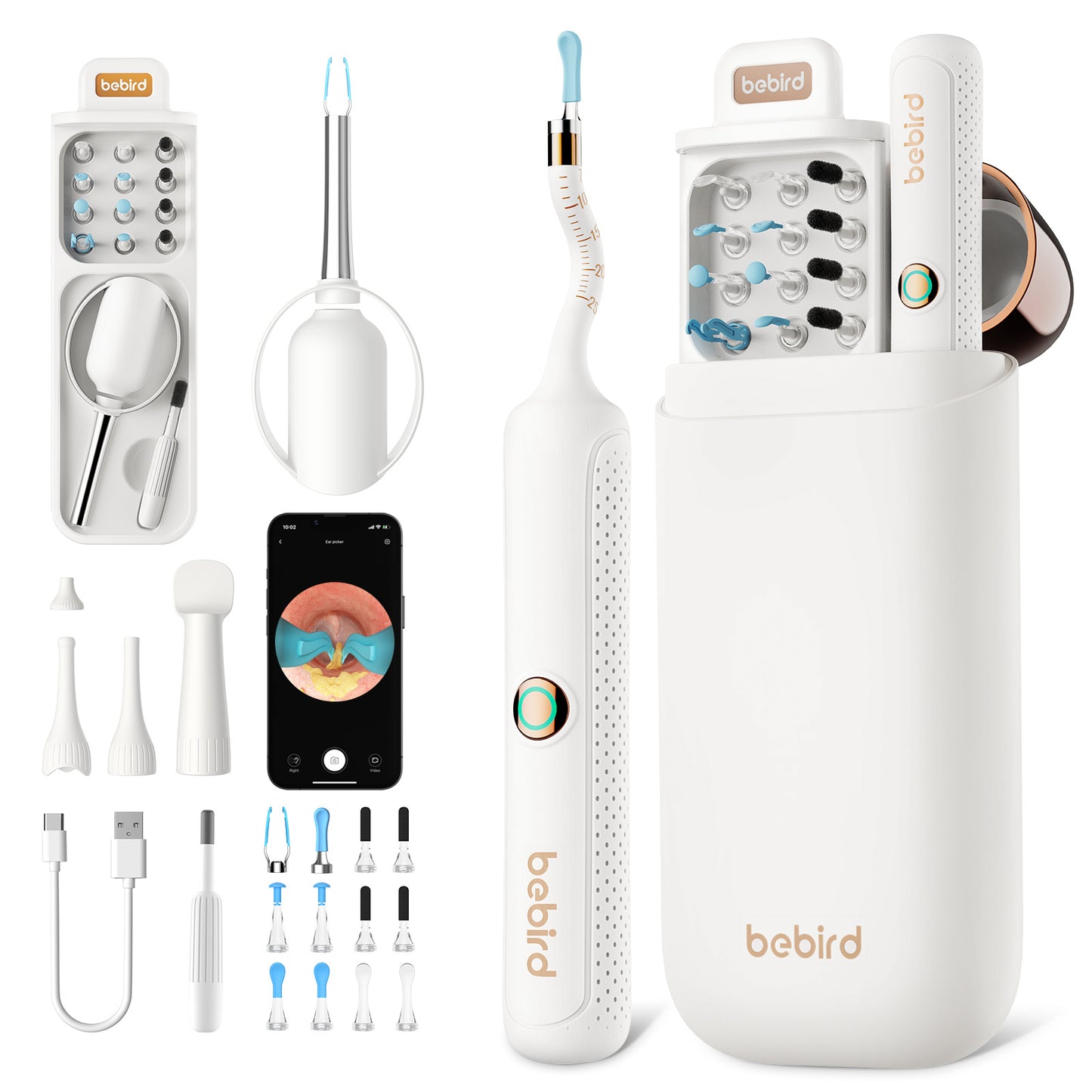 Smart visual ear pick