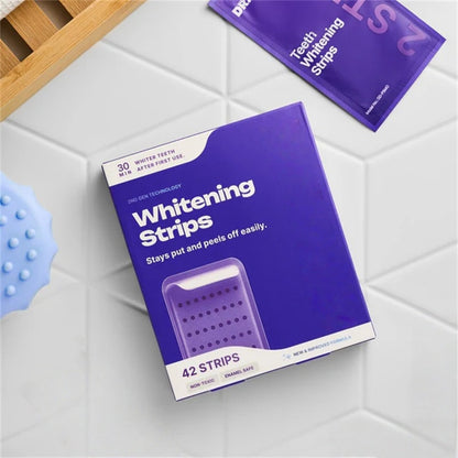 Purple Teeth Whitening Strips Kit (42 Strips)