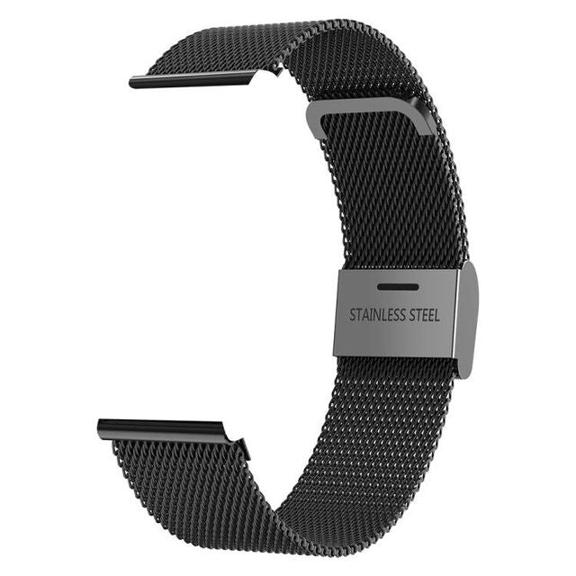 Stainless steel mesh strap with clasp for ZL02 Smart Bracelet watch.