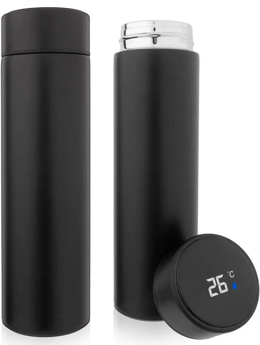 Smart LED Temperature Water Bottle – 17oz Stainless Steel