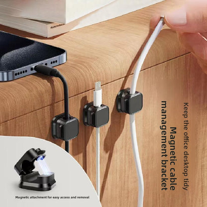 Magnetic Cable Clip Organizer for Desk & Car