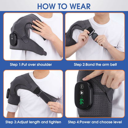 Heated Shoulder & Knee Massage Wrap