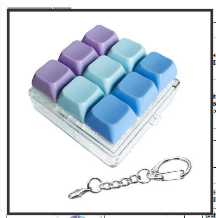 LED Light & Sound Fidget Keychain