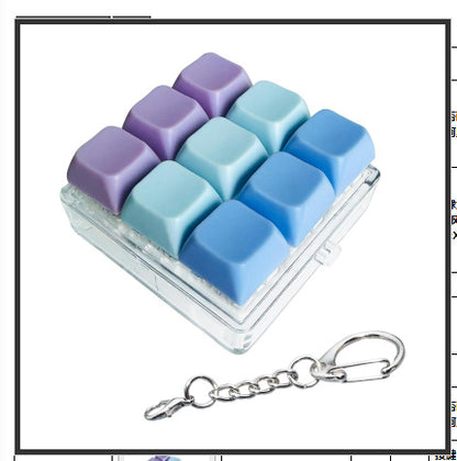 LED Light & Sound Fidget Keychain