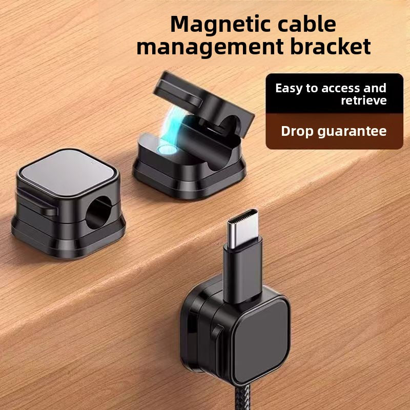 Magnetic Cable Clip Organizer for Desk & Car