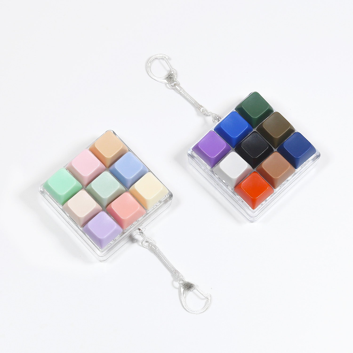 LED Light & Sound Fidget Keychain ? Press?Button Stress Relief Toy