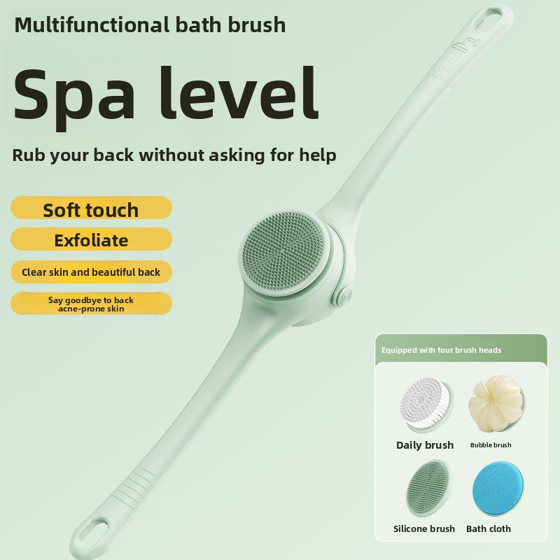 Electric Body Bath Brush with Long Handle | Deep Clean & Gentle Exfoliation