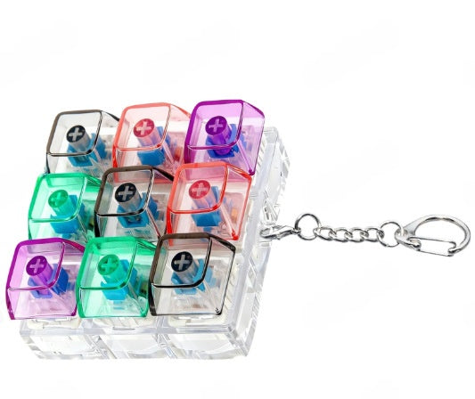 LED Light & Sound Fidget Keychain